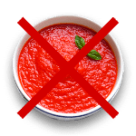 quitar salsa de tomate